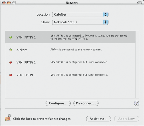 System preference pane